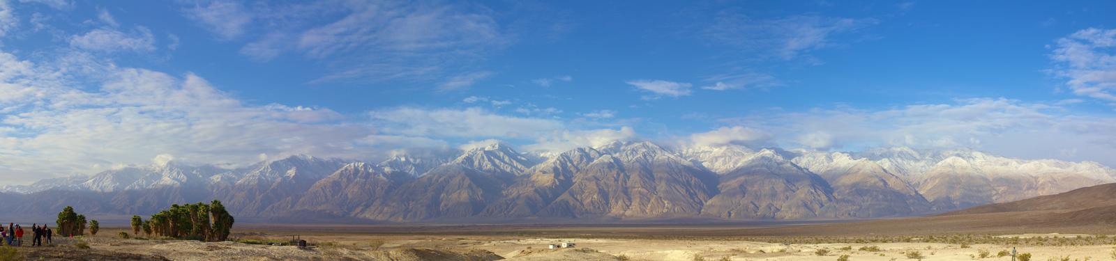 A snowy morning in Saline Valley