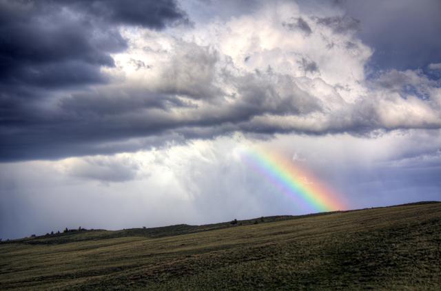 Rainbow at Q Creek Ranch