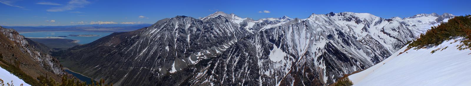 View southeast over Lundy Valley