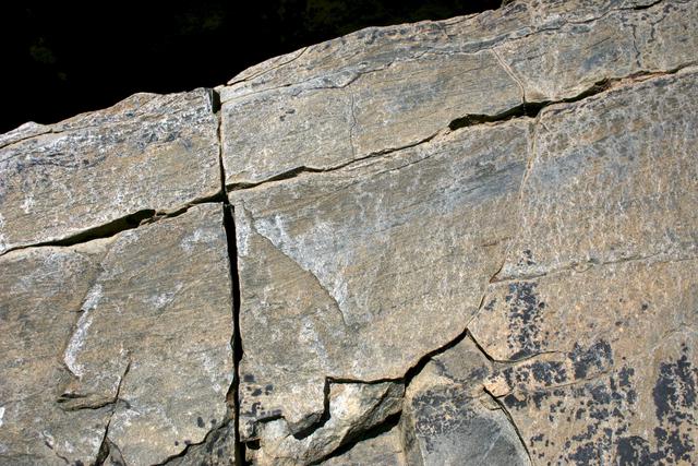 Finely bedded sandstone