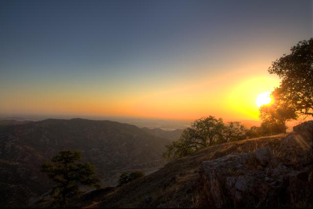 California sunset